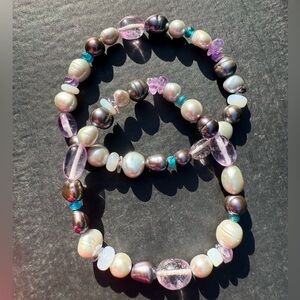 Honora Multicolor Pearl and Bead Bracelets